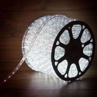 Дюралайт LED двухжильный 230В 13мм 30 LED/м БЕЛЫЙ постоянное свечение модуль 1м бухта 100м NEON-NIGHT