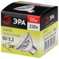 Лампа галогенная ЭРА GU5.3-JCDR (MR16) -50W-230V-Cl (10/200)