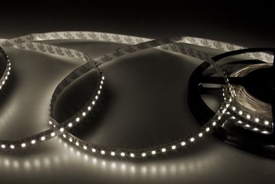 Лента светодиодная 12В, SMD2835, 9,6 Вт/м, 120 LED/м, 6500K, 8мм, 5м, IP20 LAMPER