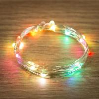 Гирлянда светодиодная Роса 2м, 20LED, RGB, IP20, 2хCR2032 в комплекте NEON-NIGHT