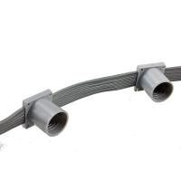 Гирлянда Belt-Light 5 жил, 100м, шаг 15см, 665 патронов E27, IP20, серый провод NEON-NIGHT