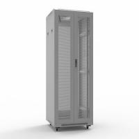 Шкаф напольный 19" 42U 600х600мм, передняя и задняя распашные перфорированные двери, RAL7035 REXANT