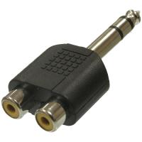 7-0176 / 6.35 stereo-2RCA JACK