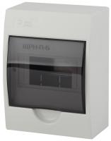 NO-box_simple-plastic_6_surface ЭРА Бокс ЩРН-П-6 модулей навесн.пластик IP41 ЭРА SIMPLE (30/120)