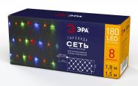 ENIS-01M ЭРА Гирлянда LED Сеть 1,8 м*1,5 м мультиколор, мультирежим, 220V, IP20 (60/540)