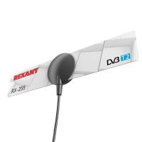Антенна комнатная для цифрового телевидения DVB-T2 на присоске, RX-255 REXANT