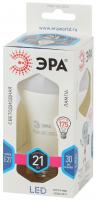 LED A65-21W-840-E27 ЭРА (диод, груша, 21Вт, нейтр, E27) (10/100/1200)