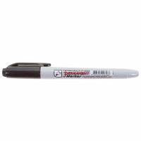 Маркер перманентный Multi Marker Super Slim 1мм, черный, пулевидный Crown