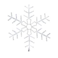 Светодиодная фигура из дюралайта Снежинка с эффектом мерцания 95x95см БЕЛЫЙ NEON-NIGHT