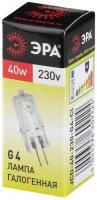 Лампа галогенная ЭРА G4-JCD-40W-230V-Cl