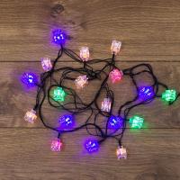 Гирлянда светодиодная Кубики 20 LED МУЛЬТИКОЛОР 2,8 метра с контроллером