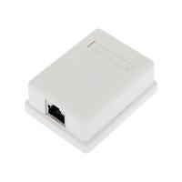 Розетка компьютерная внешняя, 1-порт RJ-45 (8P8C), STP, CAT 6 REXANT