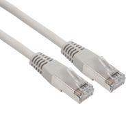 Шнур коммутационный, патч-корд F/UTP RJ45-RJ45, CAT 6, LSZH серый, 1м REXANT