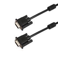 Шнур VGA - VGA с ферритами, 3м, черный PROconnect