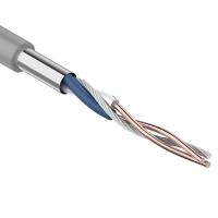 Кабель витая пара F/UTP, CAT 5e, PVC, 1PR, 24AWG, INDOOR, SOLID, серый, 305м, REXANT