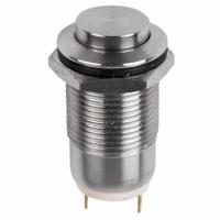 Кнопка антивандальная Ø12 Фикс (2с) OFF-ON выпуклая (A12-B2) REXANT