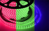 Лента светодиодная 220В, SMD5050, 60 LED/м, RGB, 13х8мм, без установочного набора, IP67 NEON-NIGHT