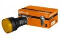 Лампа AD-22DS(LED)матрица d22мм желтый 230В TDM