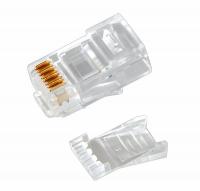 Разъем RJ-45(8P8C) под витую пару, UTP, CAT 6, с вставкой REXANT