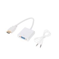 Переходник штекер HDMI - гнездо VGA, провод + шнур стерео 3,5мм REXANT