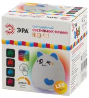 ЭРА NLED-413-1W-BU белый с синим наст.светильник (30/60/360)