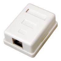 Розетка компьютерная внешняя, 1-порт RJ-45 (8P8C), STP, CAT 5e REXANT