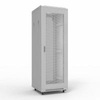 Шкаф напольный 19" 42U 600х1000мм, передняя и задняя дверь перфорация, RAL 7035 REXANT