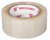 Скотч упаковочный 48мм х 50мкм, прозрачный, рулон 150м REXANT
