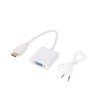 Переходник штекер HDMI - гнездо VGA, провод + шнур стерео 3,5мм REXANT
