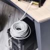 Шнур коммутационный, патч-корд U/UTP RJ45-RJ45, CAT 5e, PVC, серый, 25м REXANT
