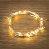 Гирлянда светодиодная Роса 2м, 20 LED, ТЕПЛЫЙ БЕЛЫЙ, IP20, 2хCR2032 в комплекте NEON-NIGHT