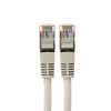 Шнур коммутационный, патч-корд F/UTP RJ45-RJ45, CAT 5e, LSZH серый, 1м REXANT