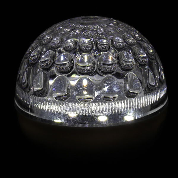 Лампа светодиодная, диаметр 50мм, E27, 9 LED, 1Вт, БЕЛЫЙ, прозрачная колба, 230В NEON-NIGHT