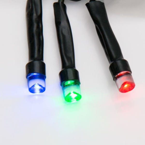 Гирлянда Твинкл-Лайт 20 м, темно-зеленый ПВХ, 160 LED, цвет мультиколор