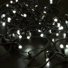 Гирлянда светодиодная Нить 10м 100 LED БЕЛЫЙ черный ПВХ IP65 постоянное свечение 230В соединяется нужен блок 303-500 NEON-NIGHT