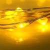 Гирлянда светодиодная Роса 2м, 20LED, ЖЕЛТЫЙ, IP20, тонкий батарейный блок, 2хCR2032 в комплекте NEON-NIGHT
