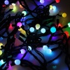 Гирлянда светодиодная Мультишарики Ø17,5мм 10м 100 LED RGB черный ПВХ IP65 быстрая смена цвета 230В нужен блок 303-500 NEON-NIGHT