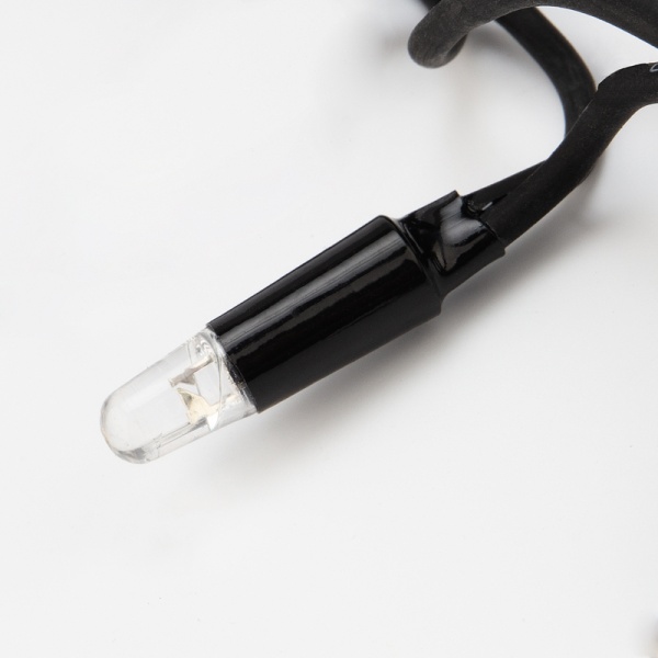 Гирлянда светодиодная Бахрома (Айсикл) 5х0,7м 152 LED ТЕПЛЫЙ БЕЛЫЙ черный каучук 2,3мм IP67 эффект мерцания 230В нужен блок 315-000 NEON-NIGHT