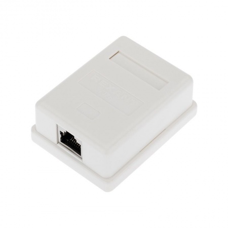 Розетка компьютерная внешняя, 1-порт RJ-45 (8P8C), STP, CAT 6 REXANT