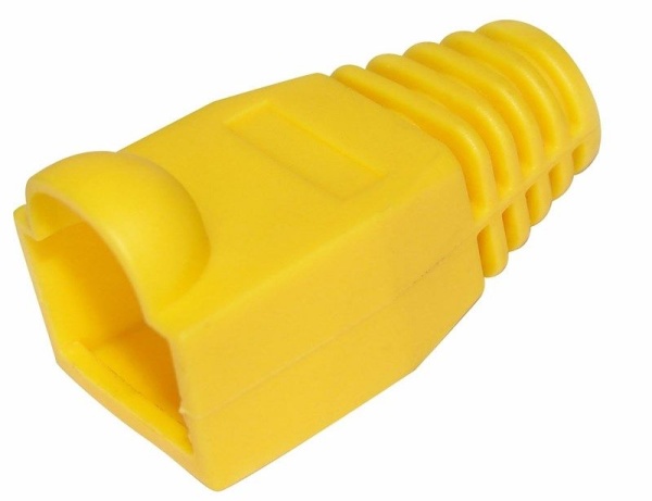 Колпачок изолирующий для разъемов RJ-45, желтый REXANT