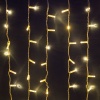 Гирлянда светодиодная Занавес 2х3м 760 LED ЗОЛОТОЙ прозрачный ПВХ IP65 постоянное свечение 230В блок в комплекте NEON-NIGHT