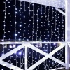 Гирлянда светодиодная Занавес 2х3м 448 LED БЕЛЫЙ прозрачный ПВХ IP65 постоянное свечение 230В нужен блок 303-500-1 NEON-NIGHT