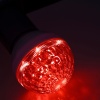 Лампа шар e27 10 LED Ø50мм красная 24В (постоянное напряжение)