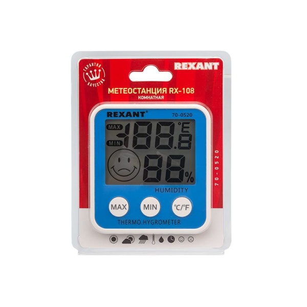 Метеостанция комнатная RX-108 REXANT