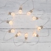 Гирлянда светодиодная Лампочки 10 LED, 1.5 м, прозрачный ПВХ, теплый белый цвет свечения, 2 х АА (батарейки не в комплекте) NEON-NIGHT