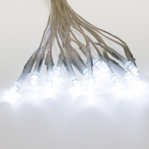 Гирлянда Сеть 1,8х1,5м, прозрачный ПВХ, 180 LED Белый