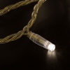 Гирлянда светодиодная Нить 10м 200 LED ТЕПЛЫЙ БЕЛЫЙ прозрачный ПВХ IP65 эффект мерцания 230В соединяется нужен блок 303-500-1 NEON-NIGHT