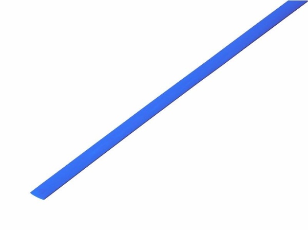 Трубка термоусаживаемая ТУТ нг 3,5/1,75мм, синяя, упаковка 50 шт. по 1м REXANT