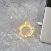 Гирлянда светодиодная Роса 5 м, 50LED, ТЕПЛЫЙ БЕЛЫЙ, IP20, USB NEON-NIGHT