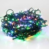 Гирлянда Твинкл Лайт 6 м, темно-зеленый ПВХ, 40 LED, цвет мультиколор